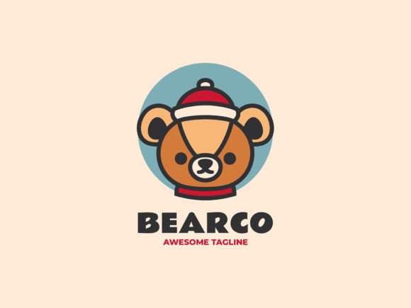 Download Bear Mascot Cartoon Logo - Logo Collection