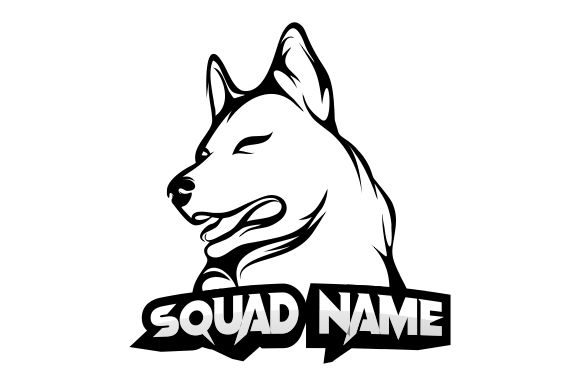 Download Dog Illustration for E-sport Logo - Logo Collection