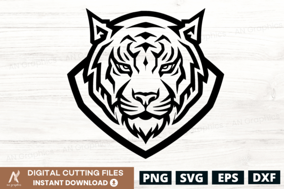 Download Tiger Logo SVG - Design No 8 - Logo Collection