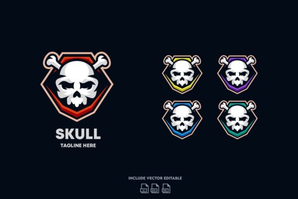 Download Skull E-Sport Logo Design - Logo Collection