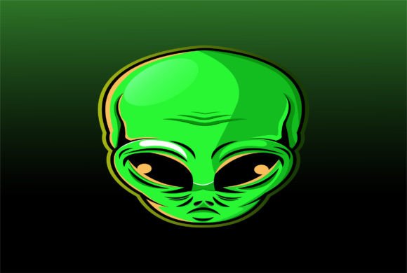 Download Alien Head Mascot Logo - Logo Collection