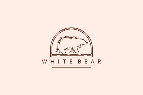 Download Bear Line Art Logo Vector Illustration - Logo Collection